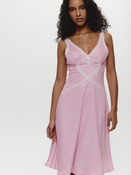 Frankie's Bikinis Dresses & Skirts - Frankie’s Bikini Memory Lane Satin Midi Dress
